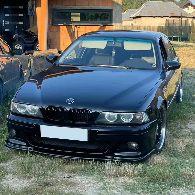 

For BMW E39 M5 5 Series 1998-2003 BMW E39 M5 Car Front Splitter Front Bumper Lip Chin Spoiler Splitter Lip Guard Protector Kits