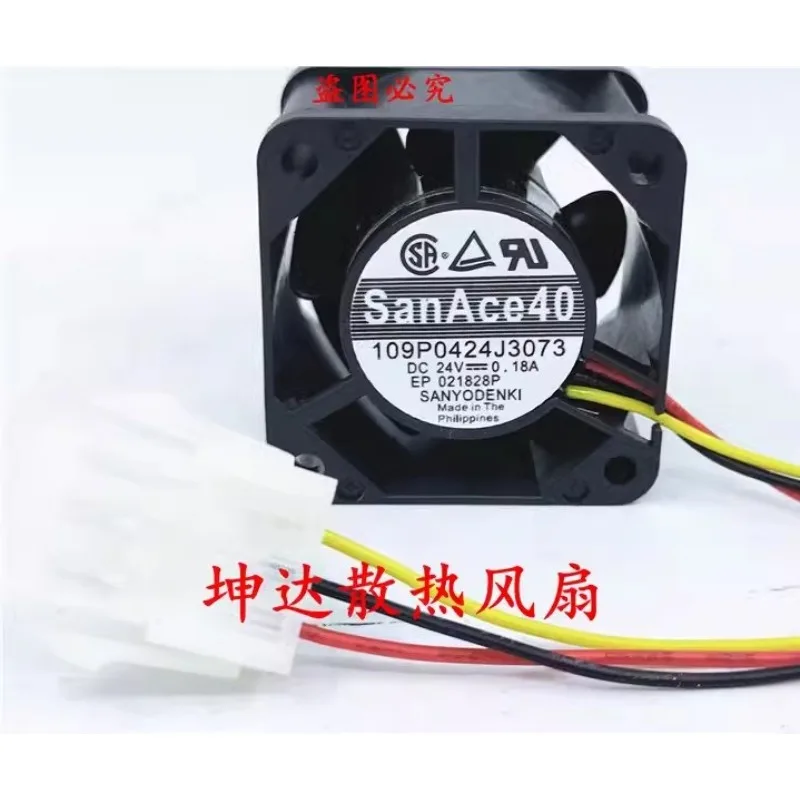 New Cooler Fan for SANYO 109P0424J3073 DC24V 0.18A Cooling Fan 4028 40*40*28MM