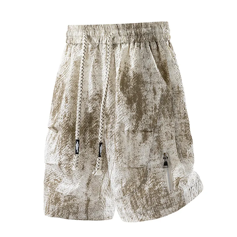 

Модные мужские повседневные шорты большого размера M-8XL, лето 2024, свободные брюки до колена, молодежная уличная одежда, брюки для бега с завязками на талии