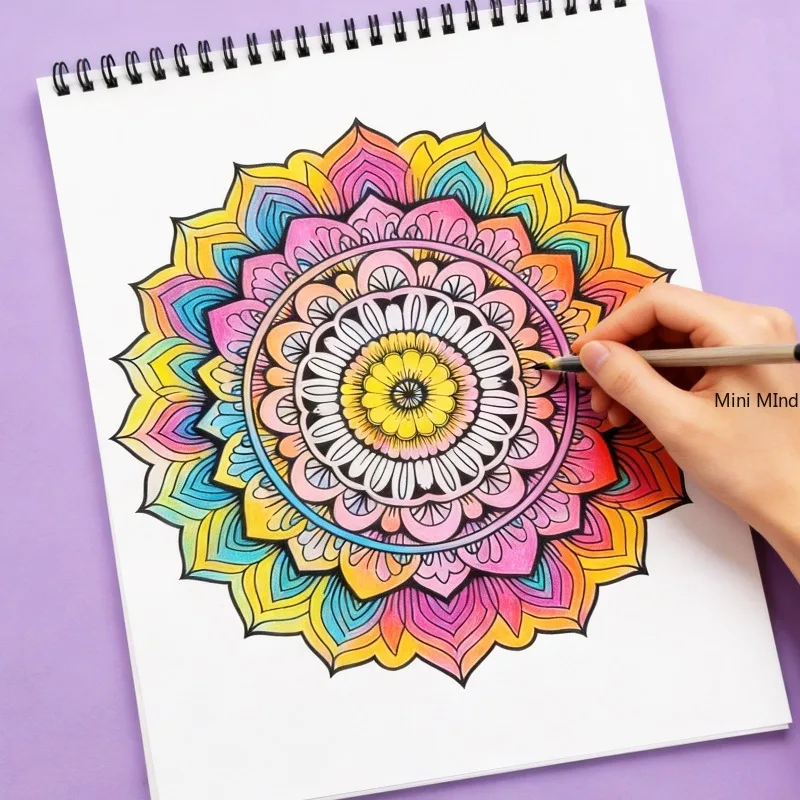 livro-de-colorir-e-desenhar-mandala-zen-para-meditacao-e-descompressao-livro-de-exercicios-de-cura-e-alivio-do-estresse-para-adultos-32-temas-de-mandala