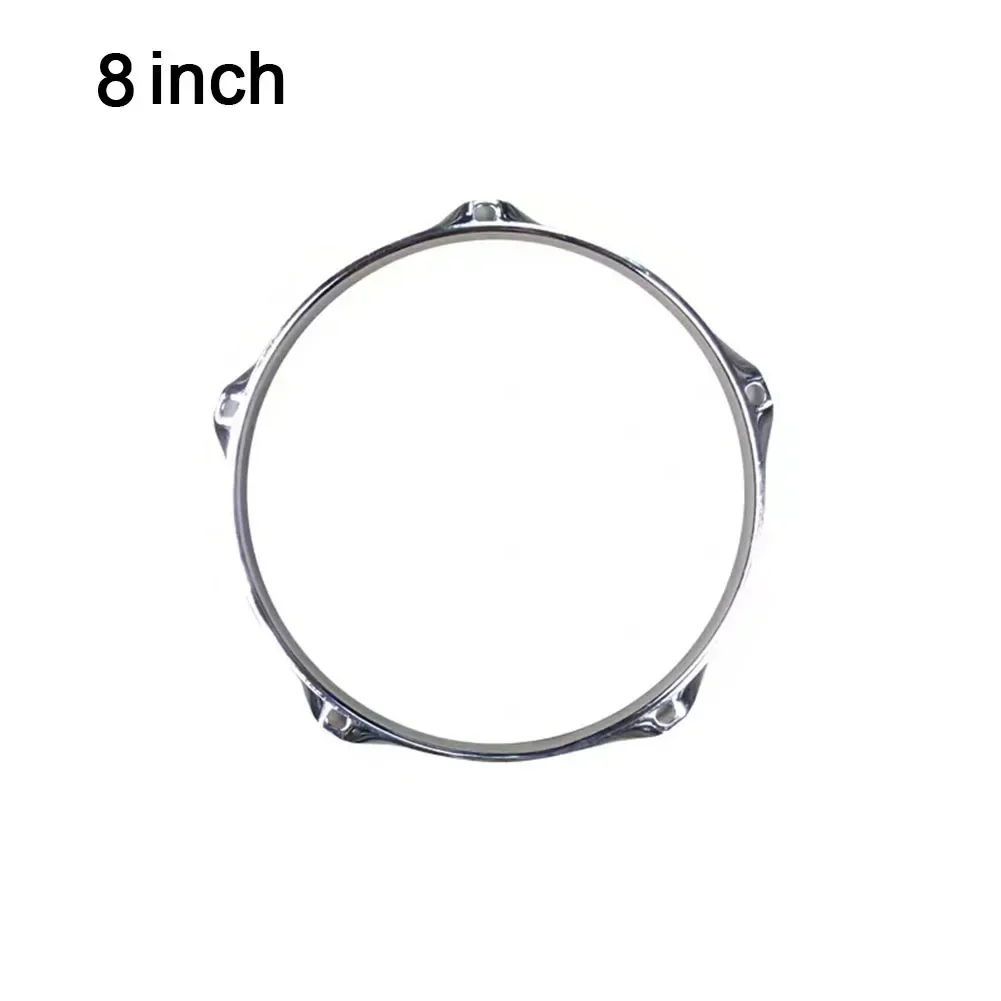 Heavy Duty Zinc Alloy Drum Hoop Rim Protectors Designed for 8 10 12 14 inch Snare Drums Replacement Parts for Your Drum Set