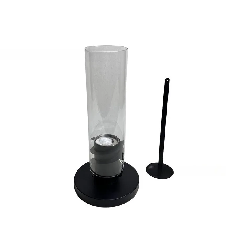 Long Flame Tabletop Bio Fireplace Real Flame Heater Indoor Home Ambiance Decor Portable Outdoor Mini Fire Pit Stove