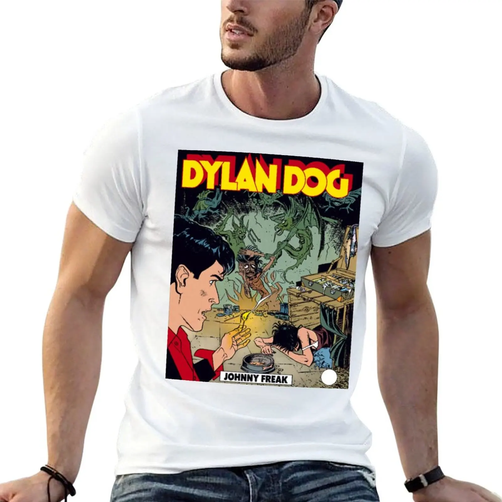 

DYLAN DOG T-Shirt man tshirt t shirt man plain T-Shirt
