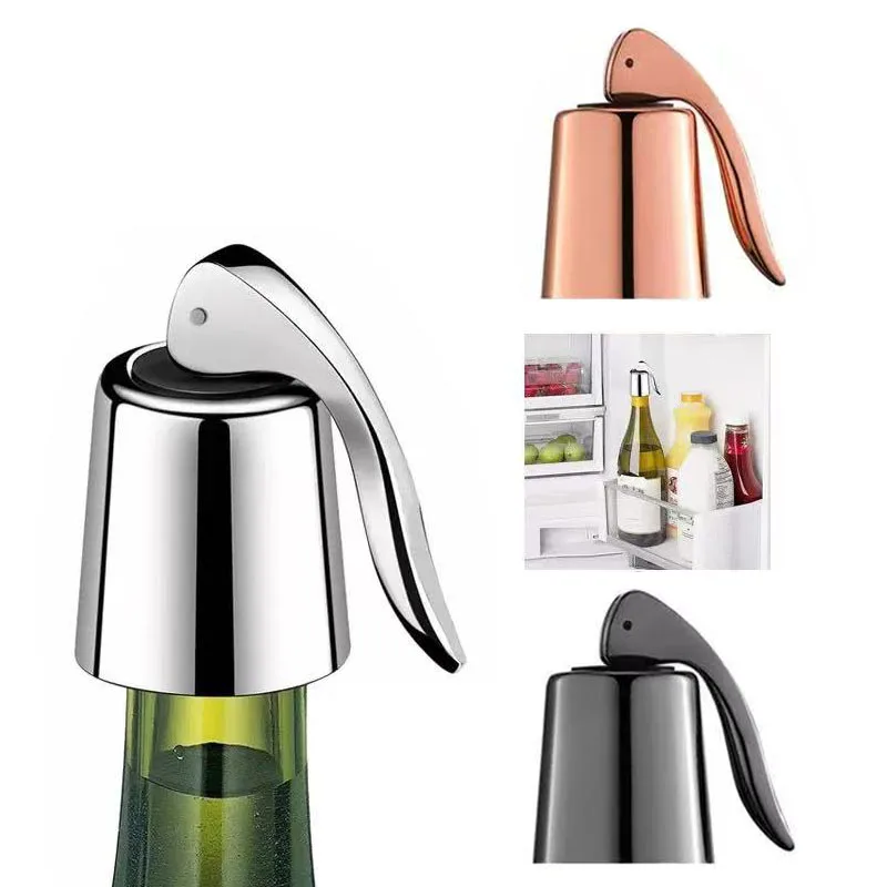 

Wine Stoppers for 17mm-20mm Inner Diameter Wine Savers, Plastic Plug with Silicone, Expanding Beverage Bottle Stoppe