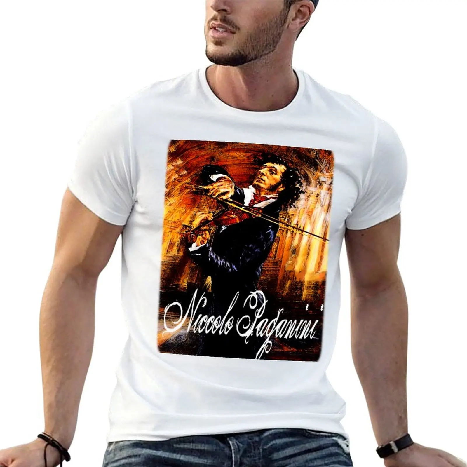 The devil's fiddler T-Shirt vintage clothes Personalized t-shirt funny t shirts for men