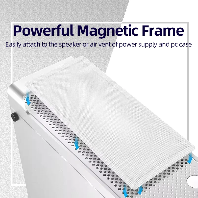 

Корпус ПК Вентилятор ПВХ Пылезащитная сетка Фильтр Сетка Магнитная рамка 12/24/36 см к динамику или вентиляционному отверстию источника питания и корпусу ПК