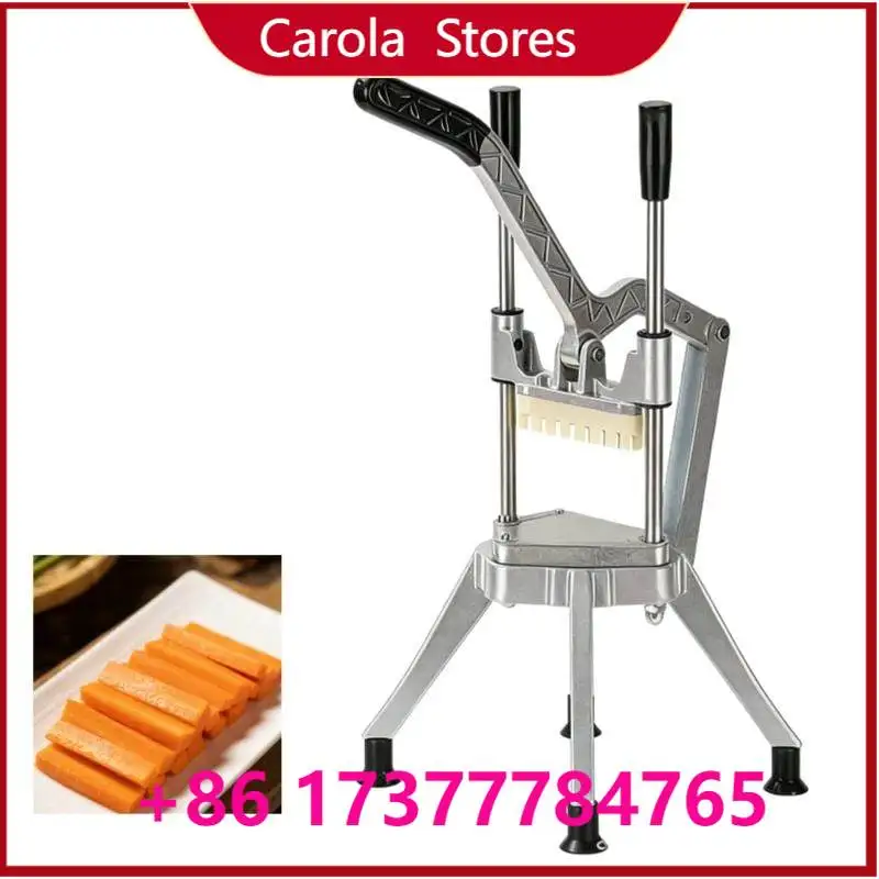 Vertical Manual Multifunctional Potato Dicer, Portable & Commercial French Fry Chip Cutter for Kitchen Fruit
