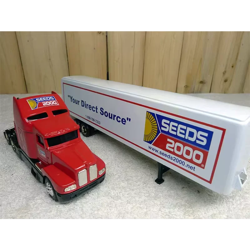 Diecast ERTL 1:64 escala semillas 2000 contenedor de semillas americanas coche en miniatura de aleación juguete coleccionable regalo exhibición de recuerdo