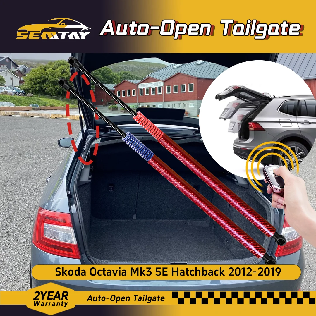 

SEMTAY автоматические подъемные стойки багажника с пружиной для Skoda Octavia Mk3 5E Hatchback 2012-2019, опорки задней двери багажника