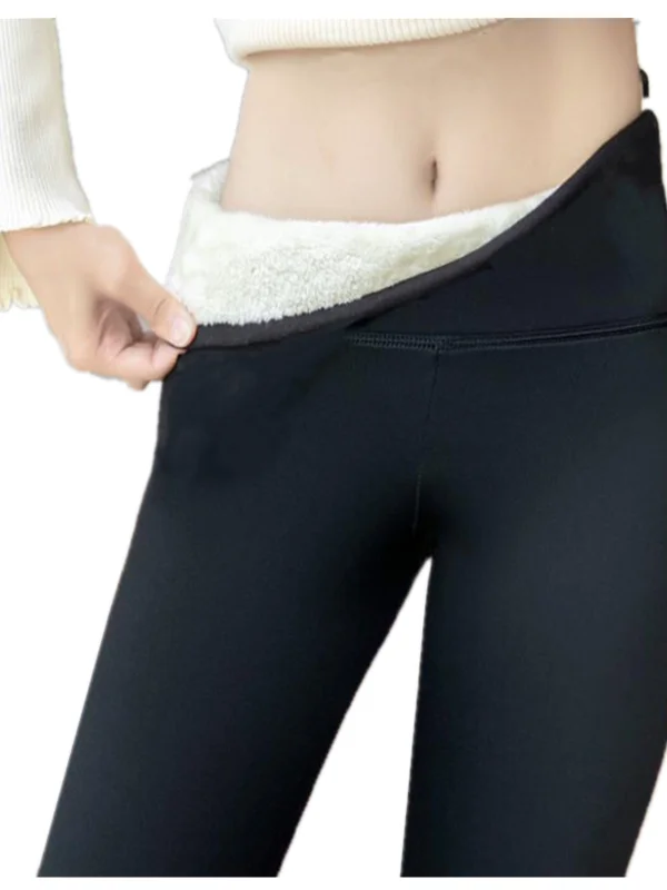 ハイウエスト Fce 裏地付き痩身ヨガパンツ女性のベースレイヤーパンツヒップリフティング脚痩身秋冬ファイオン