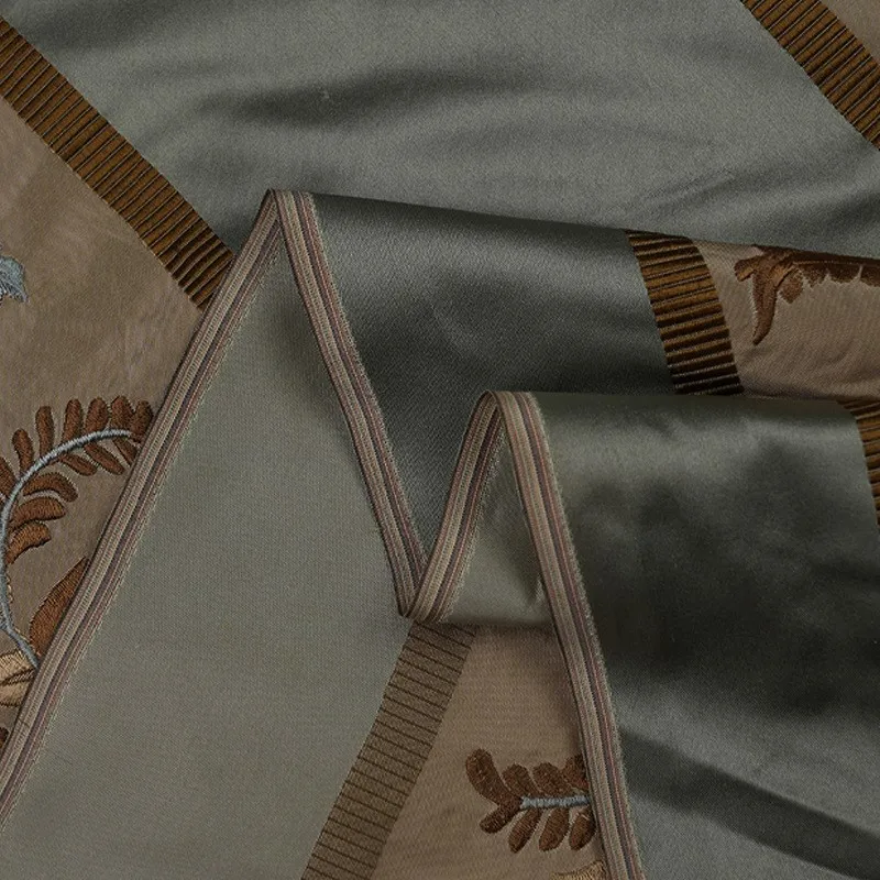 Embroidered jacquard double fabric silk real traditional pattern Chinese cheongsam clothing 5