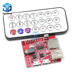 Car Bluetooth 4.1 MP3 WAV Decoding Board 3W Speaker Amplifier Audio Receiver Module Support USB/TF/U-DISK/IR Remote Control