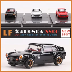 LF Modelo 1:64 Honda S800, aleación fundida a presión, colección de coches, negro, blanco, rojo