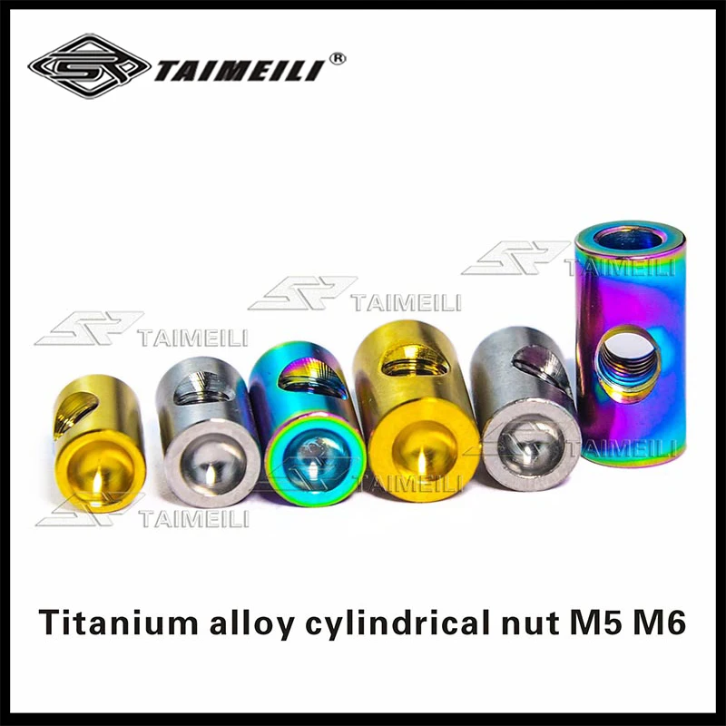 Repair of Titanium Alloy Cylindrical Nut M5M6M7 Bicycle Seat Fixed Nut