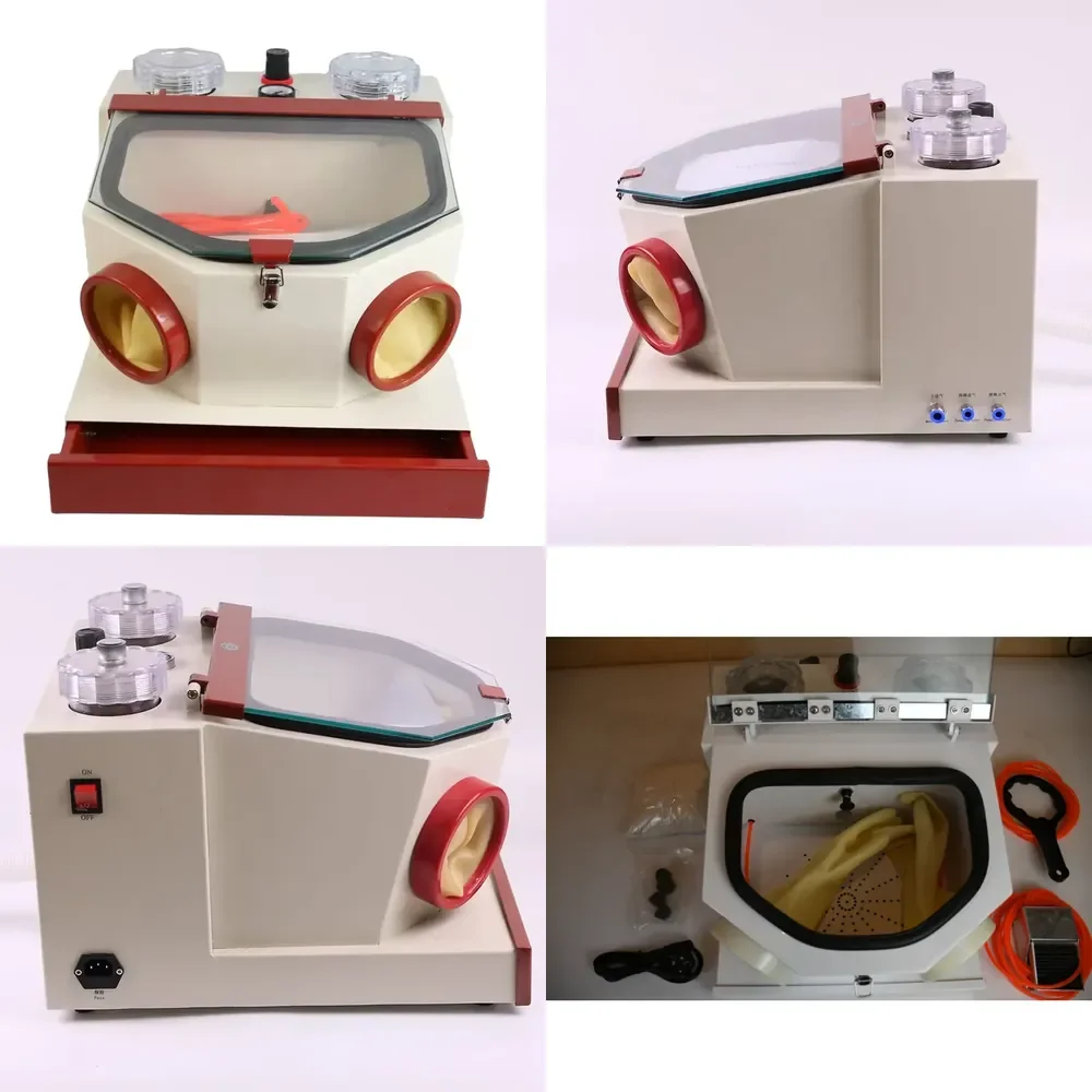 

【2026】 Powerful Sandblasting Machine Twin Pen Sandblasting Machine Lab Equipment