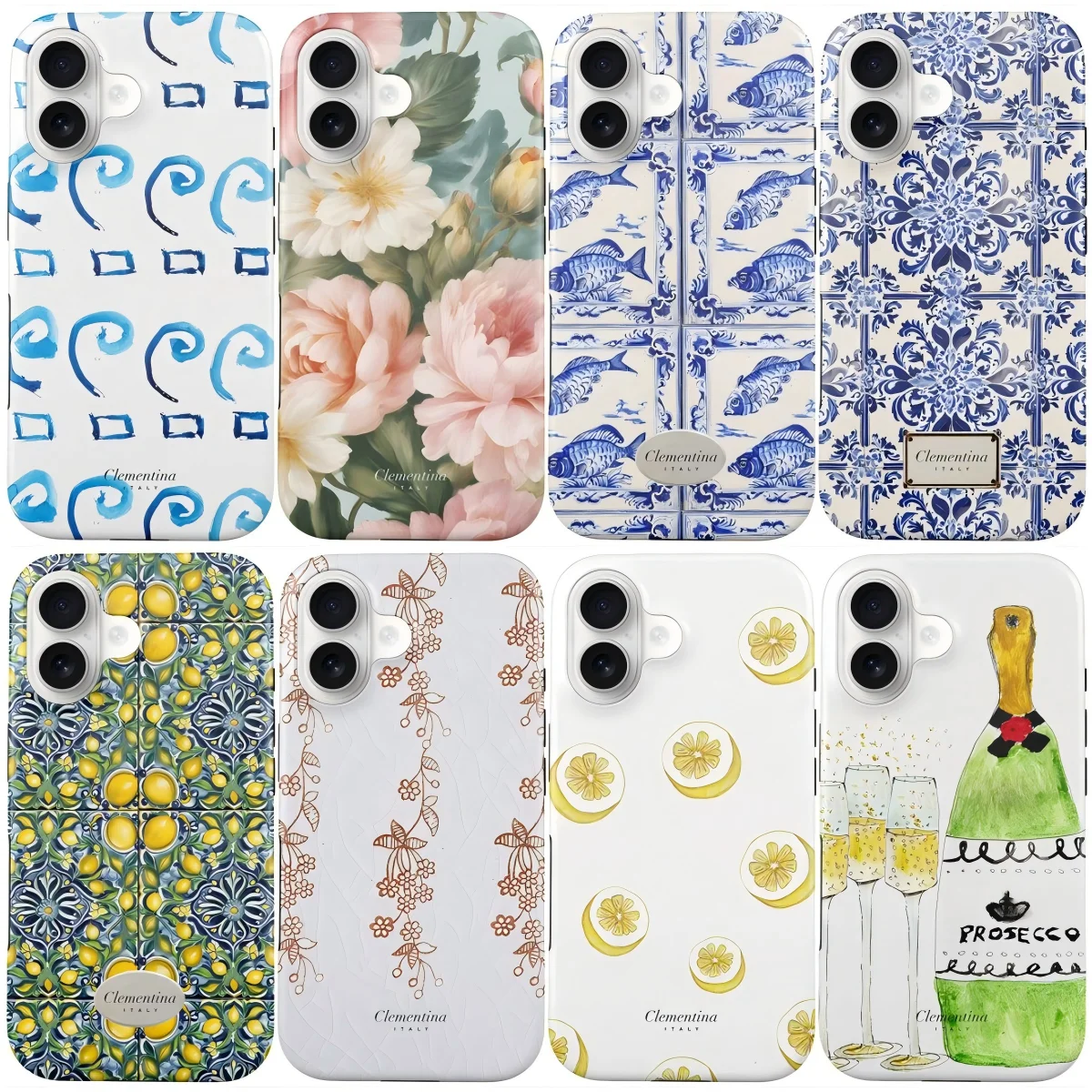 Luxury Clementinas Limone Slices Phone Case for iPhone 17 16 15 14 13 12 11 Pro Max Air Plus Luxury Double-layer Back Cover