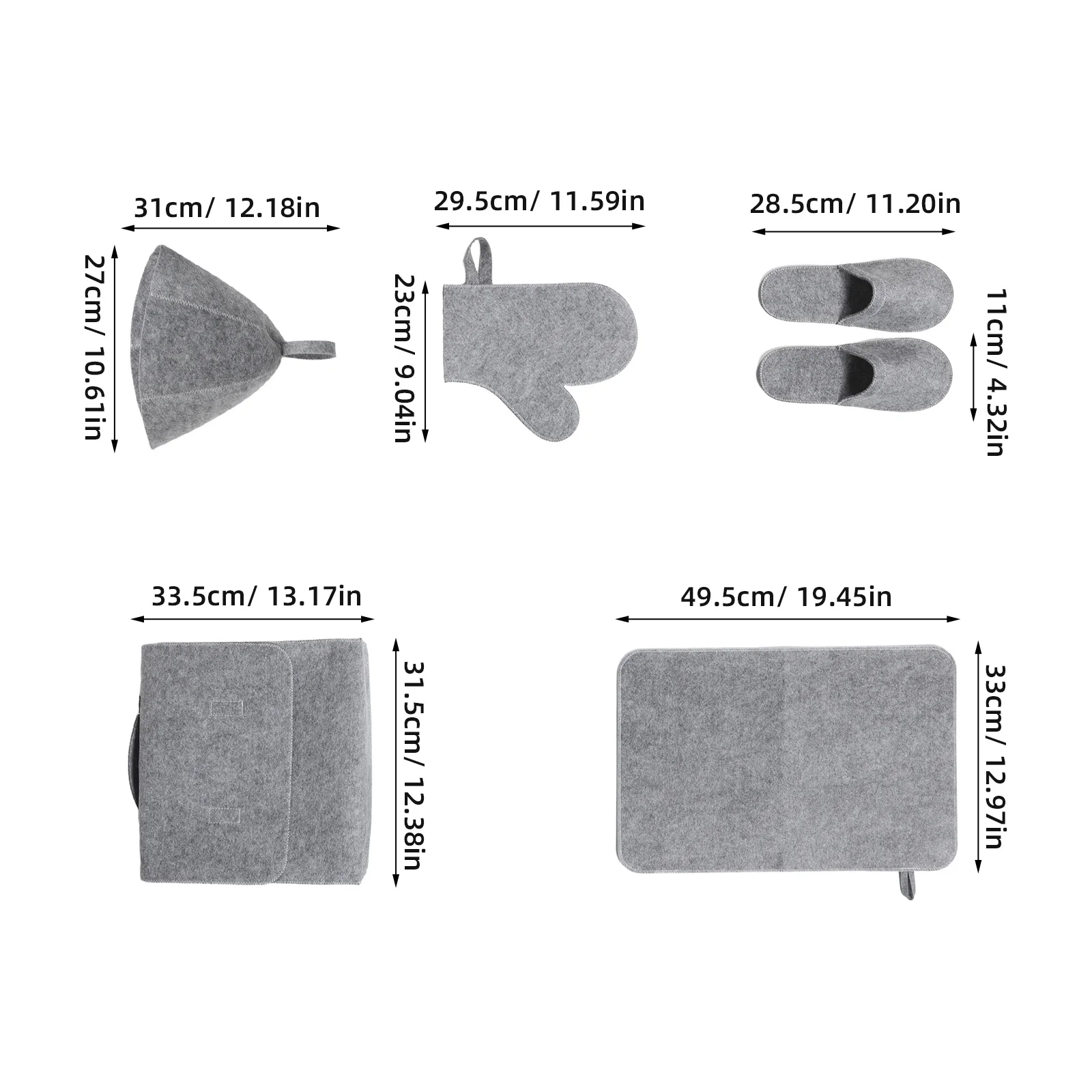 1 مجموعة ورأى ساونا كيت مع النعال حقيبة وسادة قفازات غطاء وسادة مقعد القدم حماية اليد حمام أساسيات ارتداء مقاومة