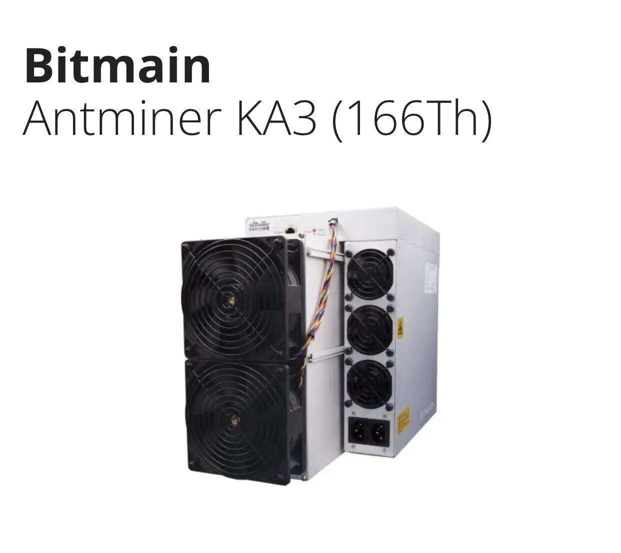 اشتري 2 واحصل على 1 مجانًا جهاز تعدين Antminer KA3 166T 3154W جديد في اليد