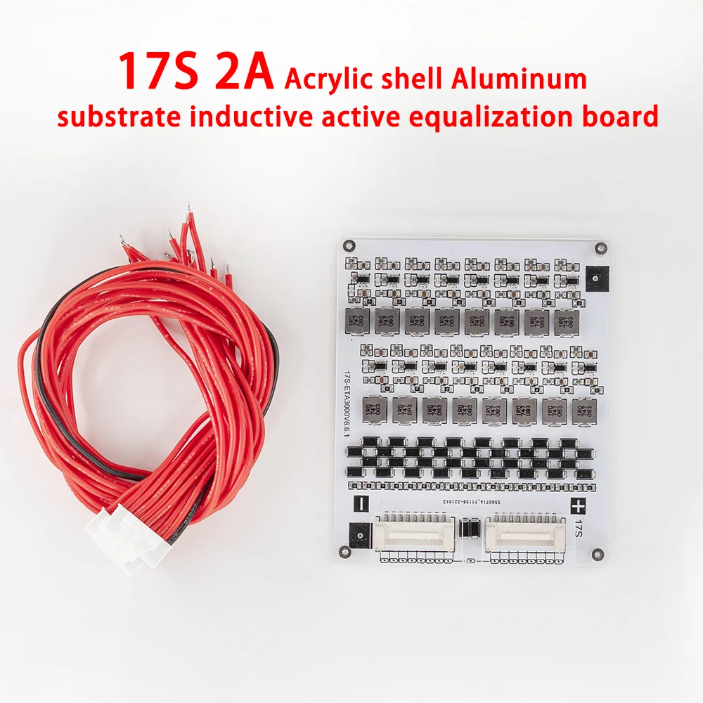 1.2A BMS 16S 17S Active Equalizer Module Li-Ion Lifepo4 Lithium Battery Active Balancer Energy Transfer Inductive Version