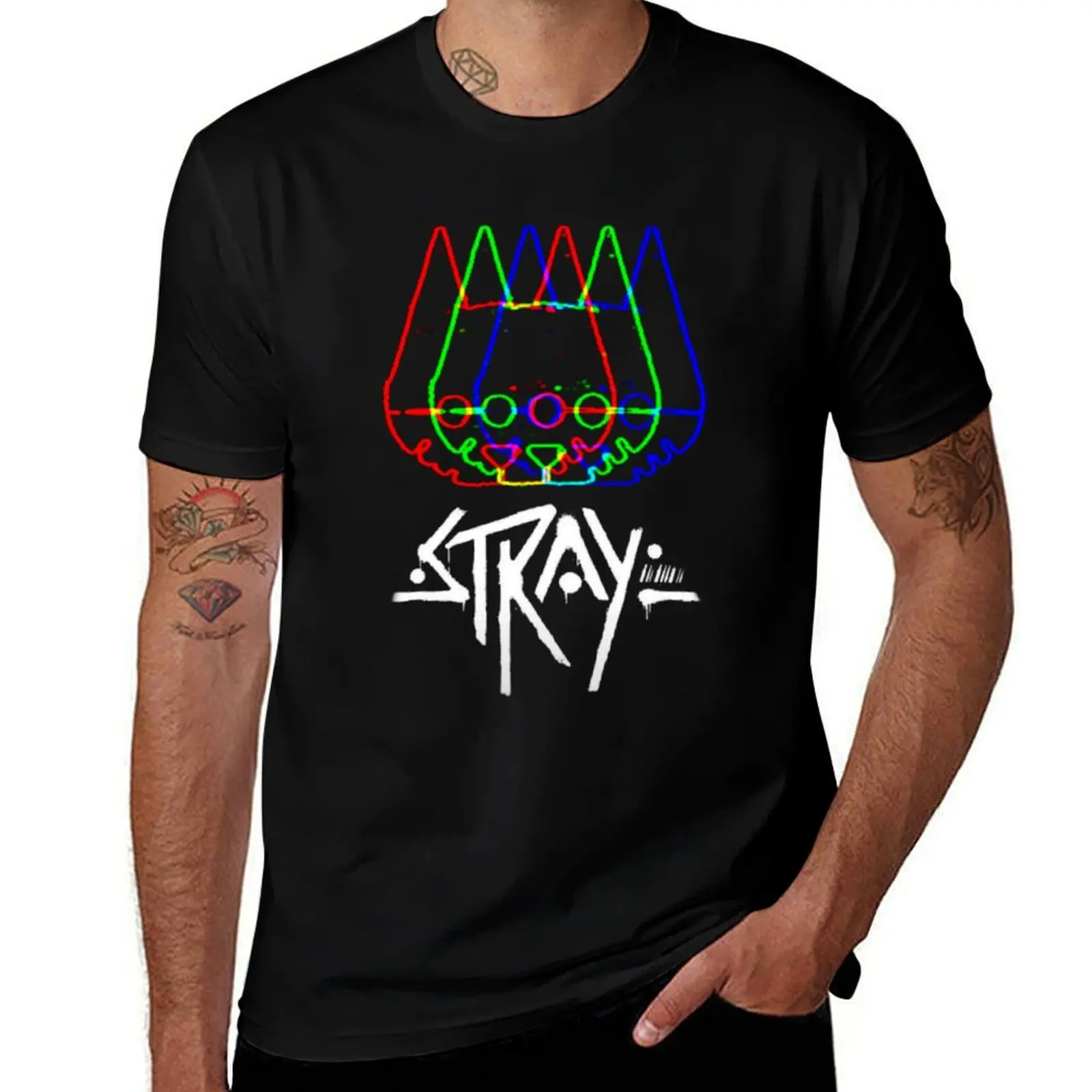 Stray Game Explore Game T-Shirt graphic t shirts vintage t shirts mens cotton t shirts