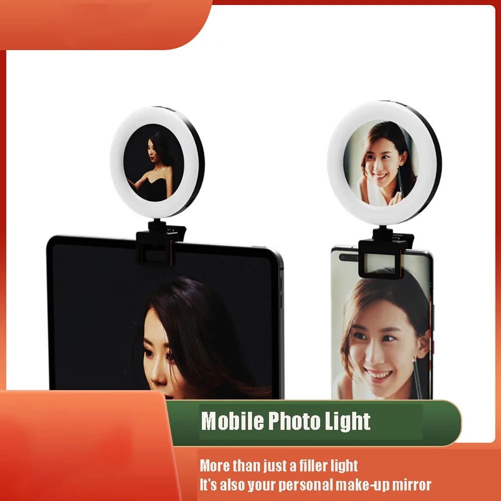 

Mobile Photos Selfie Fill Light Ring Lamp Photography Flash Professional Led Light Projector Clip Lamp Lighting Selfie Fill Lamp