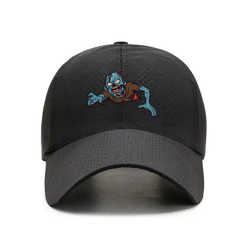 Zombie Monster Quick Dry Baseball Cap Adjustable Breathable Halloween Hat