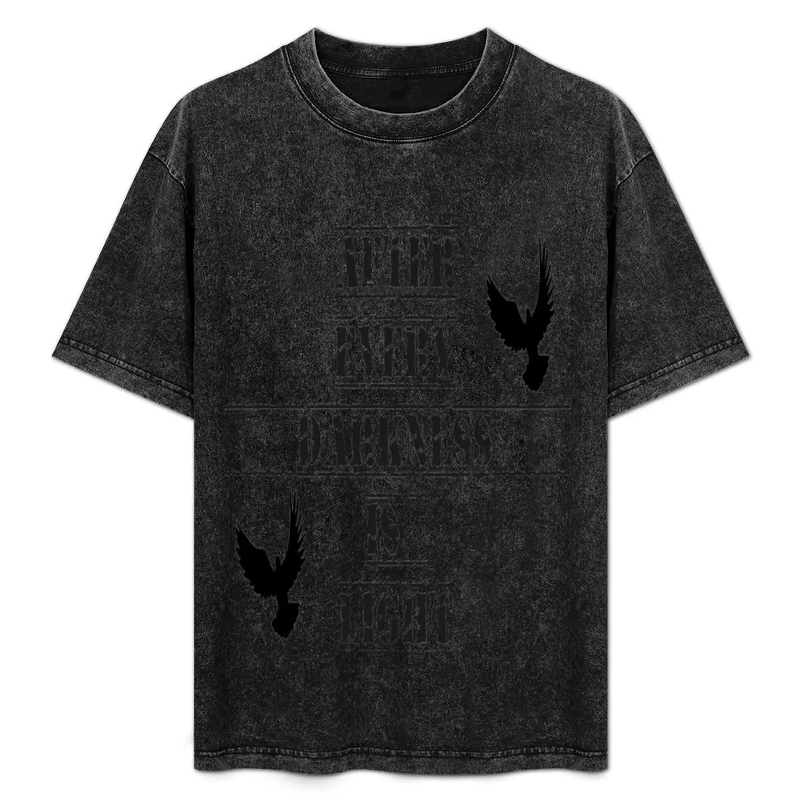 

after every darkness is light black birds T-Shirt Quick Dry Light Sports T-Shirt