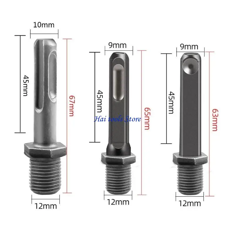 X37E เครื่องเจาะค้อนไฟฟ้าแกนสว่านแกนสว่านบิตอะแดปเตอร์คอนกรีตรูเลื่อยอาร์เบอร์ Adapt