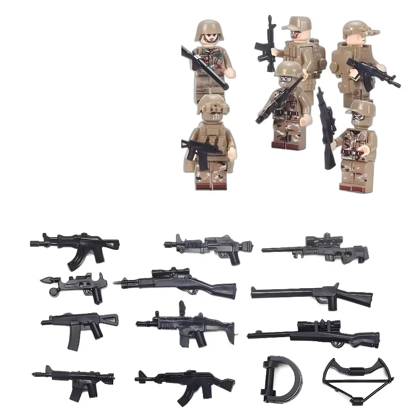 Kinder Bausteine Spielzeug Mini Figur Humanoiden Puppen Cartoon Charakter Geburtstag Geschenk Pädagogisches Spielset für Kinder