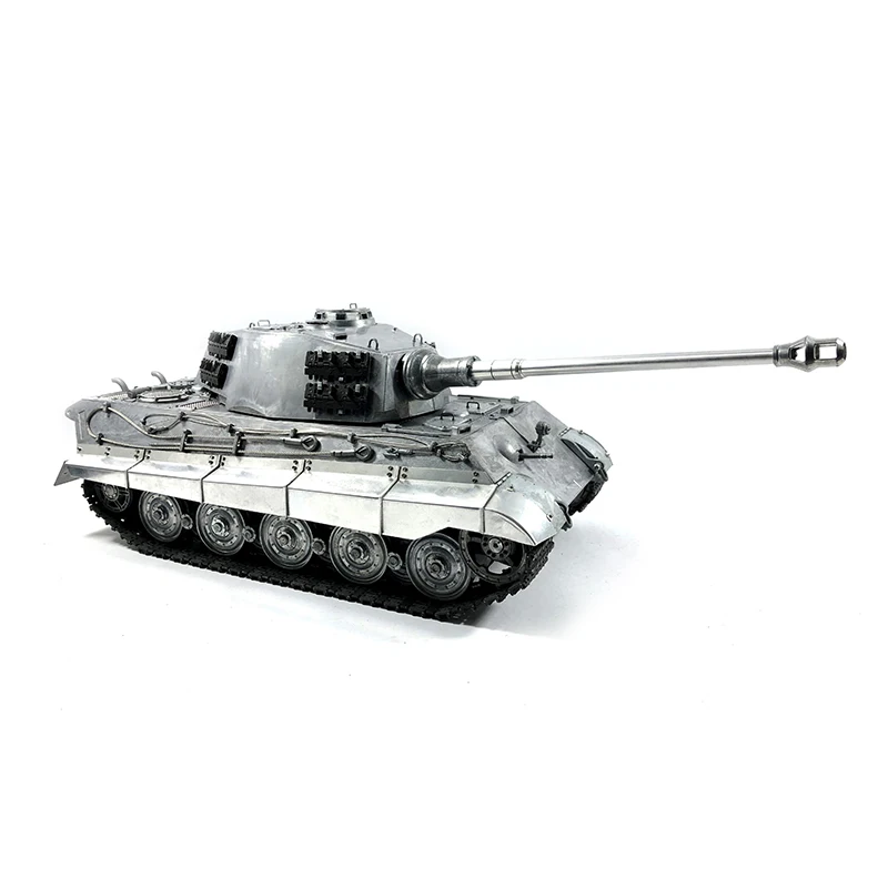 Mato Metal 1/16 Scale German King Tiger BB RTR RC Tank 1228 Tracks Wheels 2.4Ghz 4CH 360 Rotation RC Model TH16969-SMT8