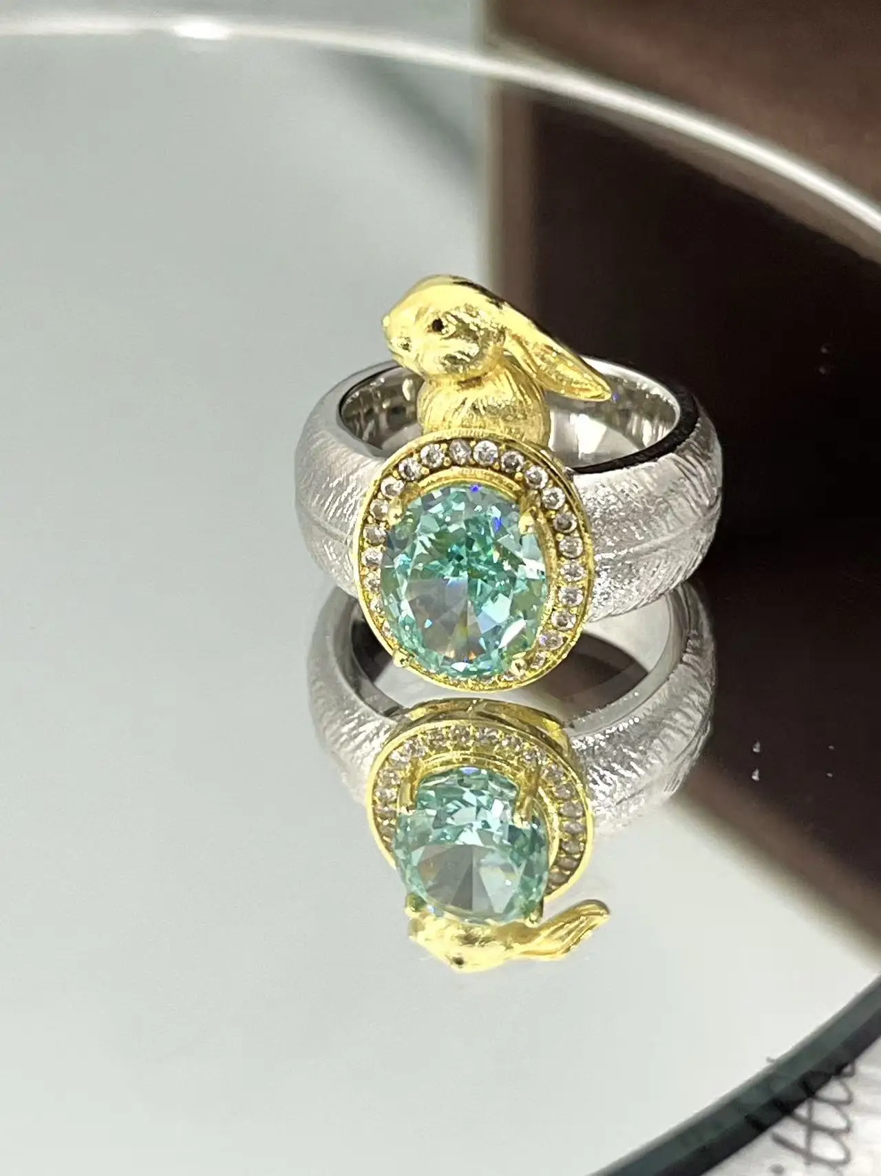 

Cross-border New Arrivals: Adorable Bunny-Inspired Personalized Ring Fashionable European & American-Style Light Luxury Jewelry