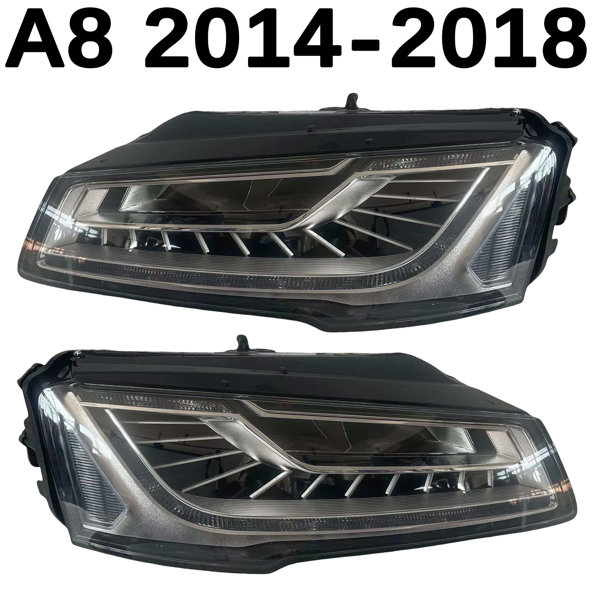

1PC for Audi A8 headlights D4 2014-2018 LED matrix headlight eagle eye Headlamp 2 computer version EU version