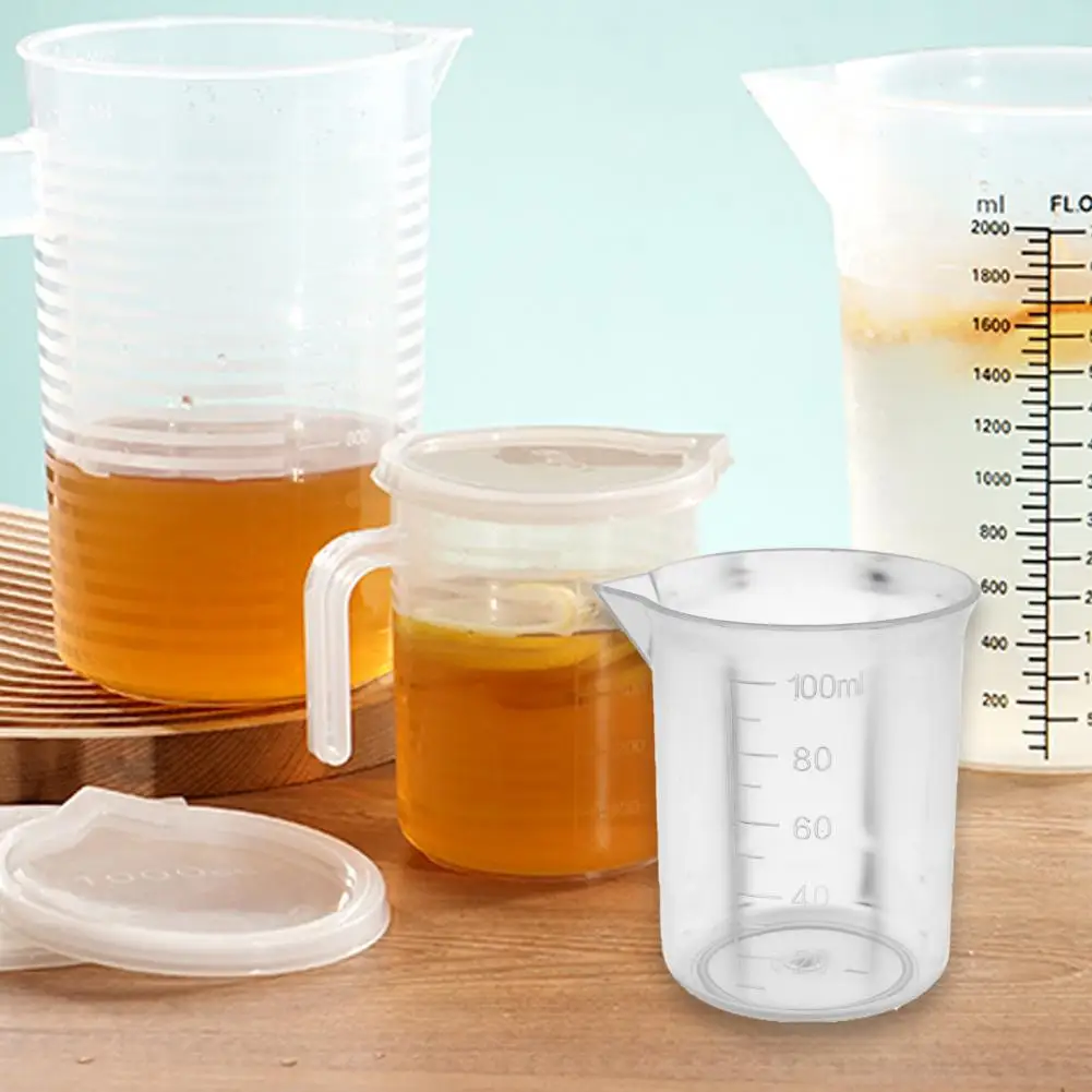 Graduated Measuring Cup Reusable Mixing Cup Lightweight Baking  Useful Graduated Surface Measuring Cup