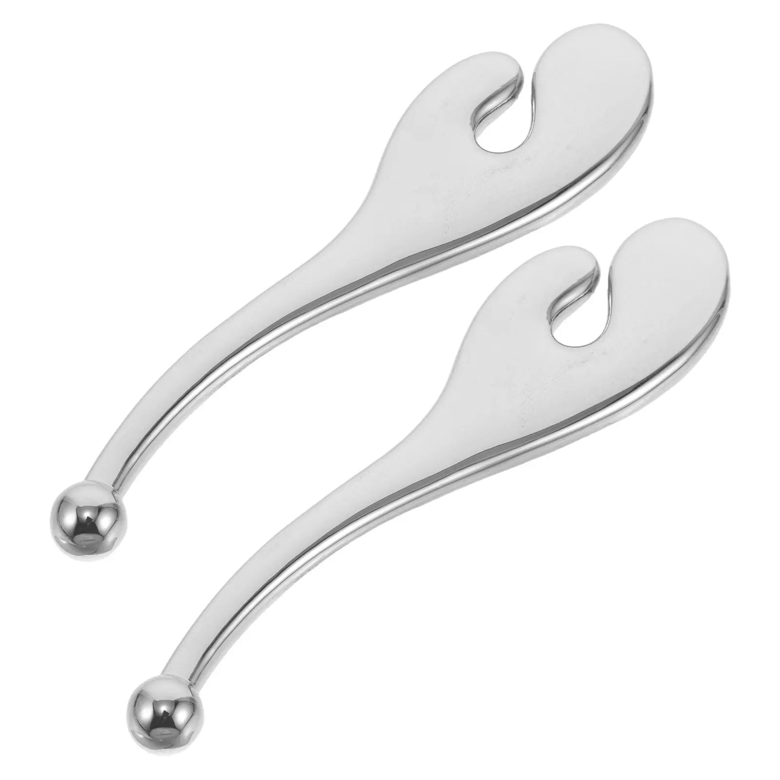 

Набор из 2 металлических аппликаторов для крема вокруг глаз, точные шпатели-ложки для крема для лица для улучшенного впитывания, портативный инструмент для макияжа