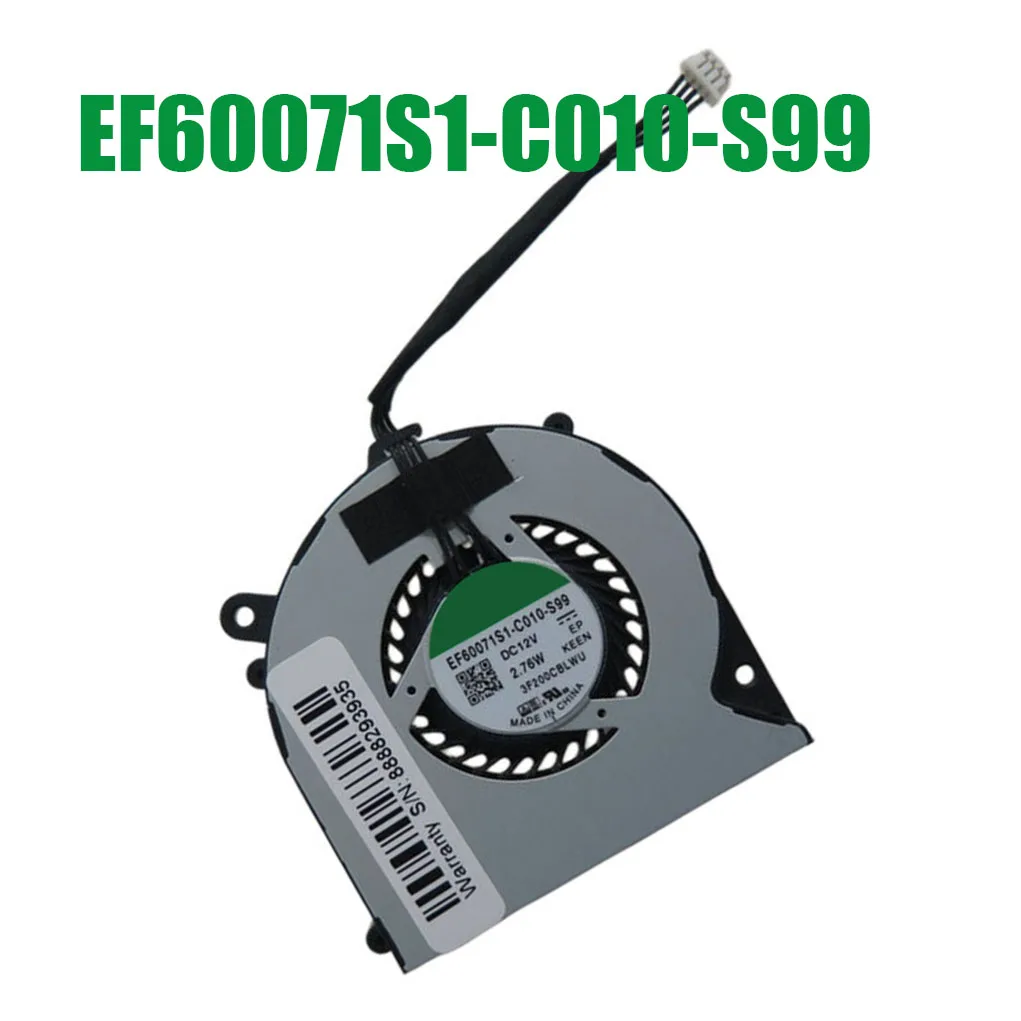 For SUNON EF60071S1-C010-S99 DC12V 2.76W 3F200CBLSQ 4PIN Cooling Fan