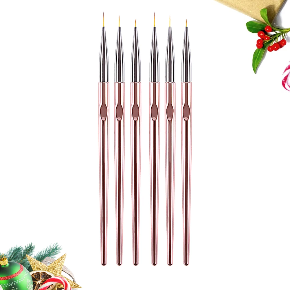 Stylos à revêtement, pinceaux à pointe Fine pour la conception de manucure, outil de dessin coloré, amateurs de Nail Art, brosse de manucure pour Nail Art