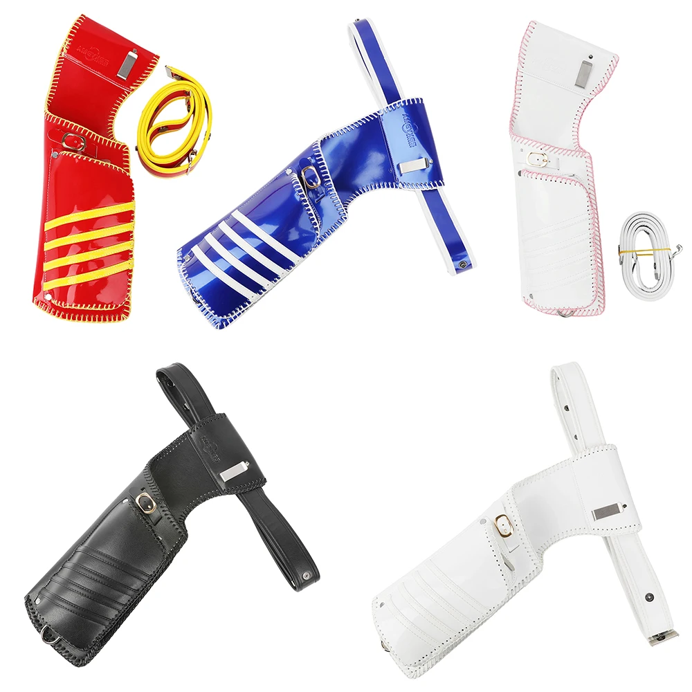 Carquois de flèche de tir à l'arc, sac en cuir suspendu à la taille réglable, processus de tricot pour l'extérieur, accessoires de tir de chasse et de sport