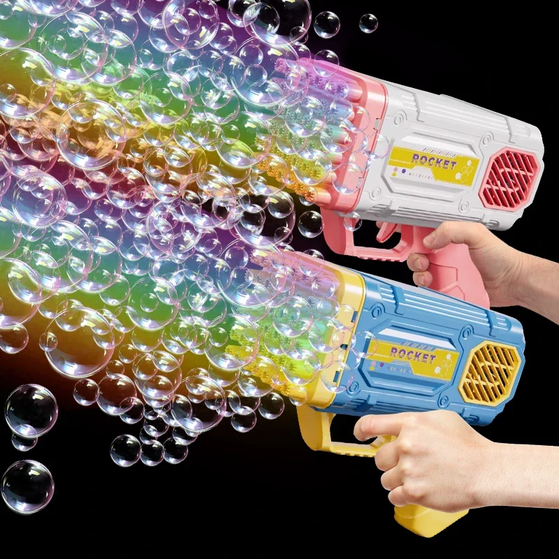 Children's Bubble Machine Parent Child Outdoor Handheld Bubble Gun Children's Christmas Gift Without Battery and Bubble Water