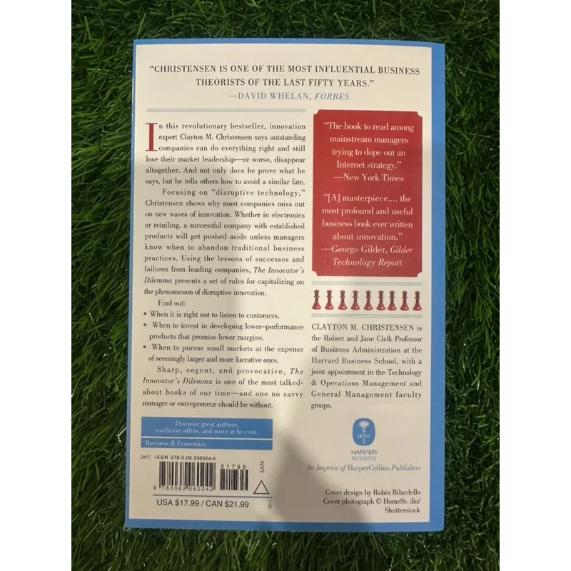 (مخزون جاهز) Dilemma المبتكر: الكتاب الثوري الذي يتغير الطريقة التي تفعلها الأعمال Libros Livros