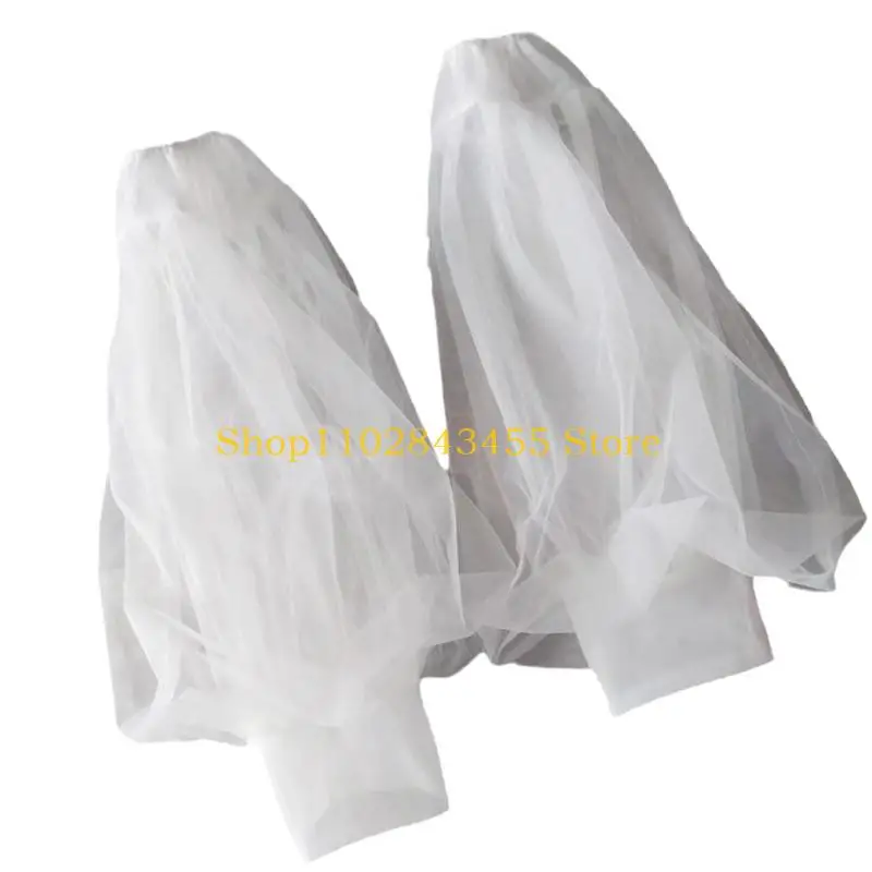 Maniche da sposa da 49mc Bishop Bishop Copertina braccio in pizzo elegante per abiti da sposa con polsini elastici regolabili