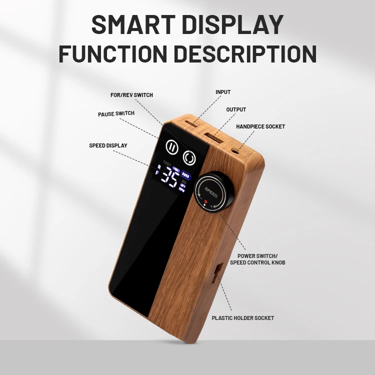 New Professional Brushless Portable Electric Nail Drill Machine 35000rpm Rechargeable Custom Brushless Nail Art Drill Machine