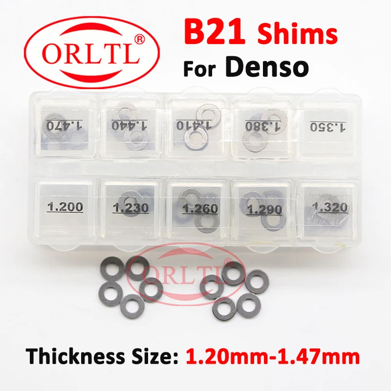 Adjusting Shim B21 B23 B24 B27 Common Rail Nozzle Injector Adjustment Shim Gasket Washer for DENSO Injectors