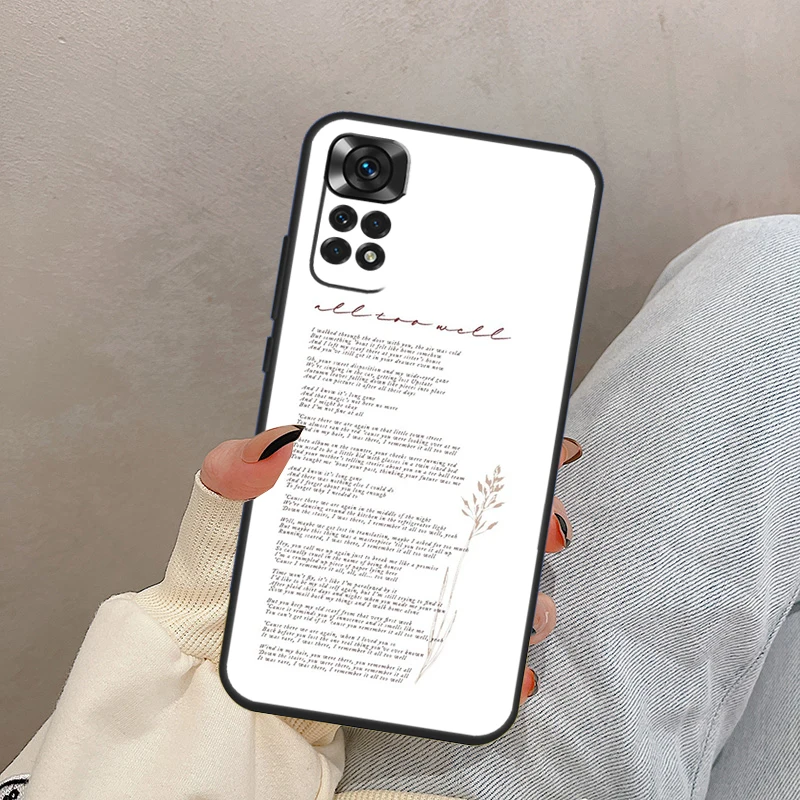 كلمات جيدة جدًا لهاتف Xiaomi Redmi Note 14 9 10 11 12 13 Pro 12S 11S غطاء حماية لهاتف Redmi 15C 14C 12C 10C 13C