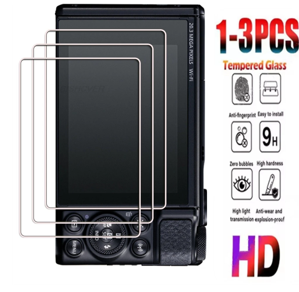 1-3 шт. 9H HD закаленное стекло для Canon Powershot SX740 SX730 G7X2 G7X3 SX720 G1X G9X2 V1 G5X, защитная пленка для экрана камеры LCD