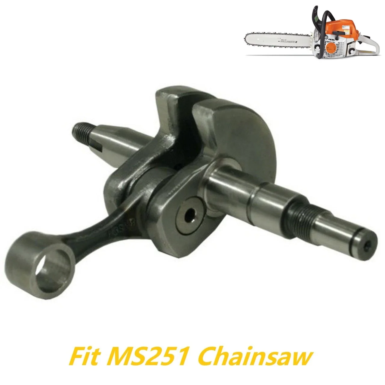 Crankshaft MS 251 Crank shaft Fits For STIHL MS231 MS251 MS251C Chainsaw Garden Tools Engine Spare Parts MPN 1143 030 0401