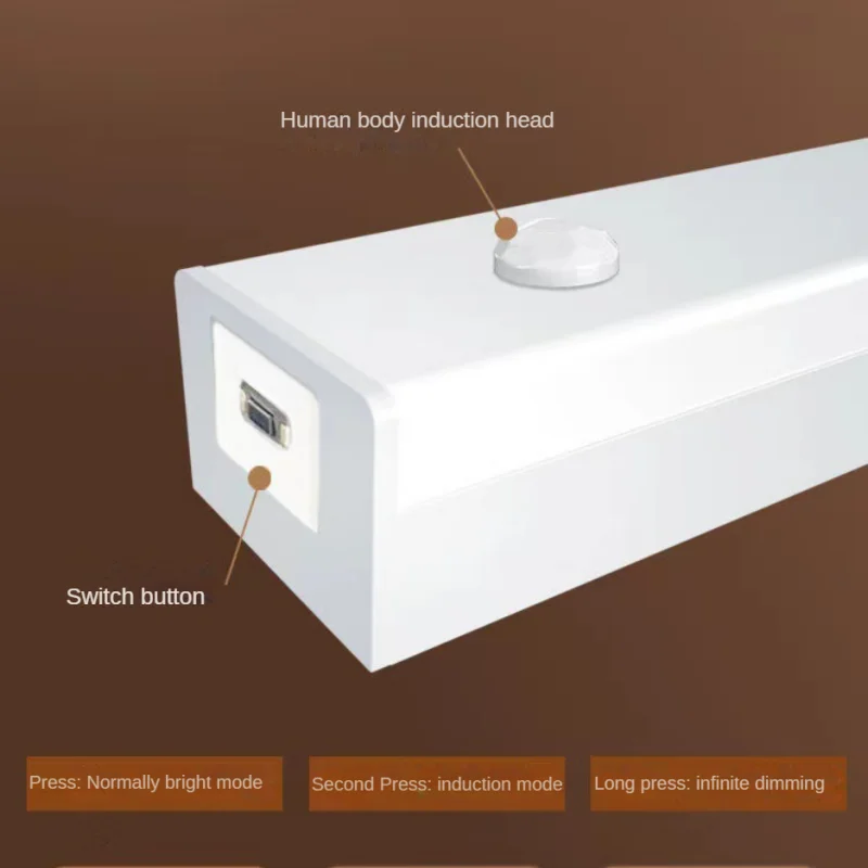 USB-перезаряжаемая лампа с датчиком движения