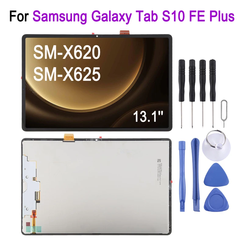 

13.1'' LCD Screen For Samsung Galaxy Tab S10 FE Plus SM-X620 SM-X625, S10 FE+ Tablet LCD Display Touch Screen Replacement Part