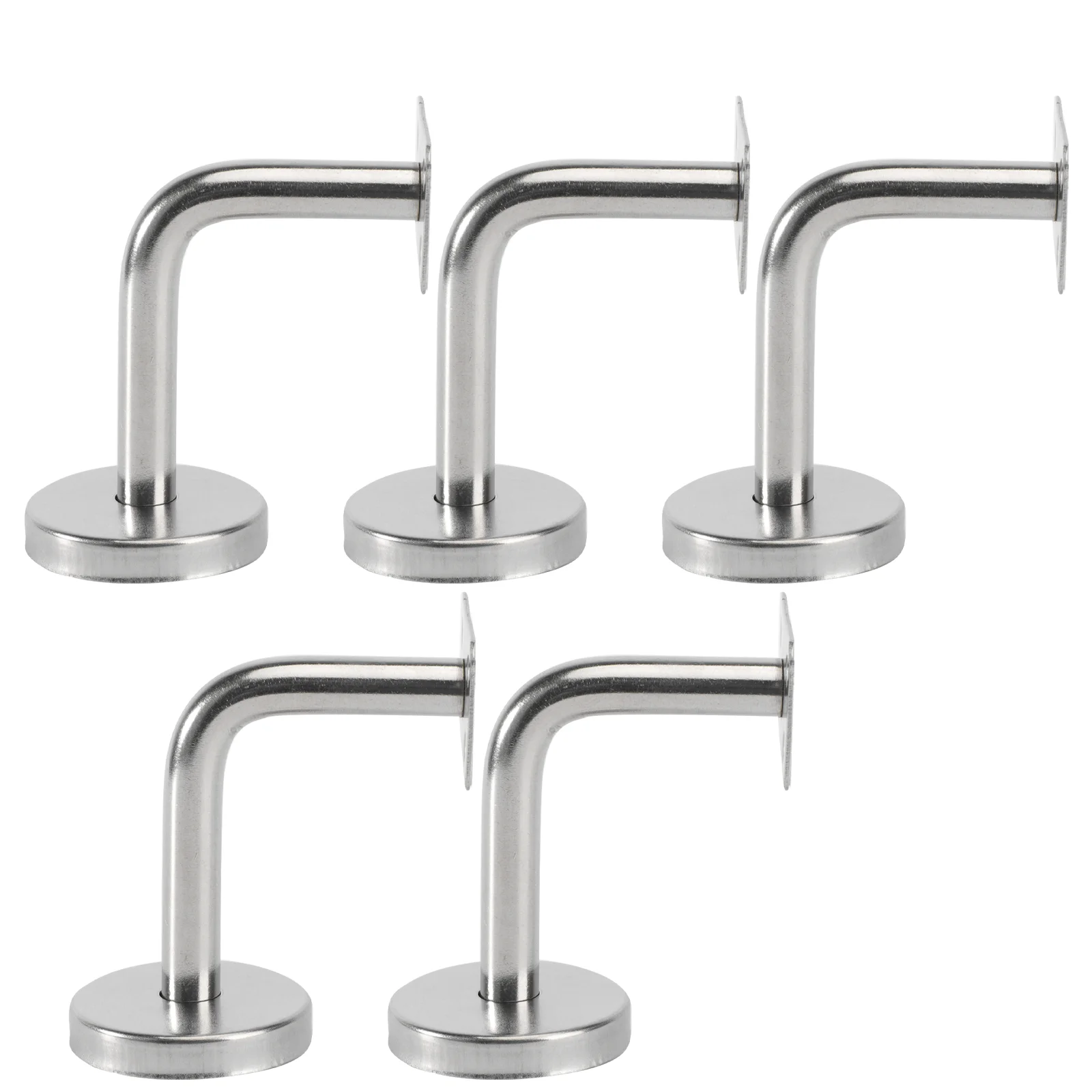 

5 Pcs Handrail Bracket Corridor Accessories Bannister Guide Wall Mounted Stair Support