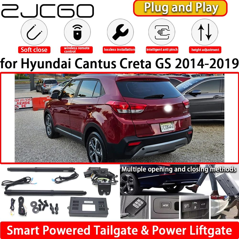 

ZJCGO for Hyundai Cantus Creta GS 2014-2019 OEM Automatic Electric Powered Tailgate Power Liftgate Tail Gate Lift Kit System