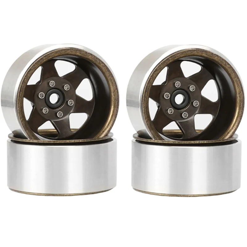 3CGRO-4 Pezzi 1.9 "Beadlock Offset Negativo -8.9Mm Mozzo Cerchione Per 1/10 RC Auto Gen8 VS4-10 Redcat Tamiya SCX10 90047 TF2 D110